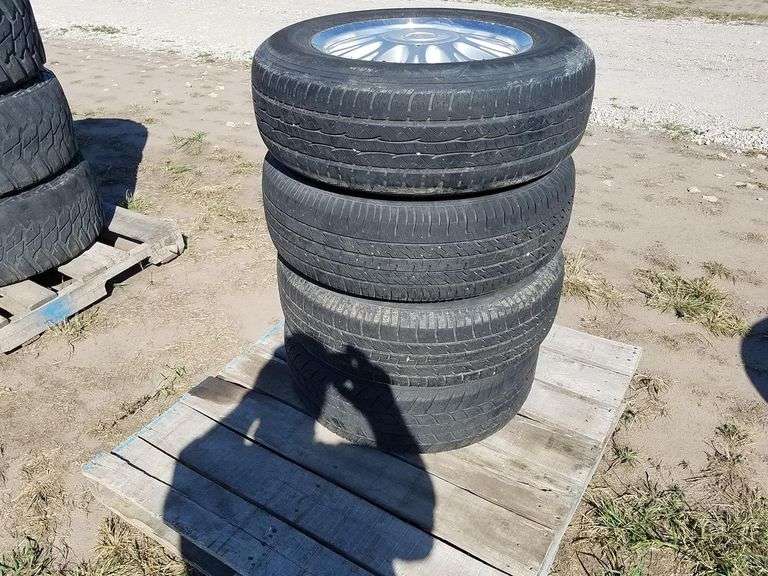 (4) Tires & Rims P215/70R16 Adam Marshall Land & Auction, LLC