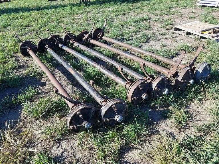 (6) Trailer House Axles Adam Marshall Land & Auction, LLC