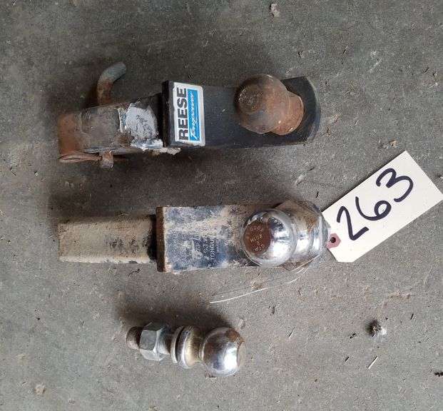 Reciever hitches, etc. Adam Marshall Land & Auction, LLC