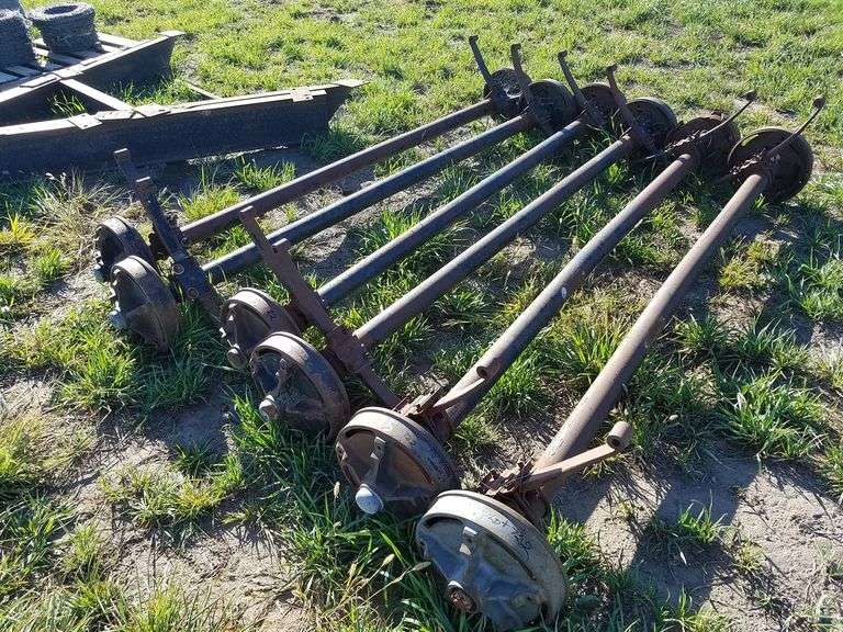(6) Trailer House Axles Adam Marshall Land & Auction, LLC