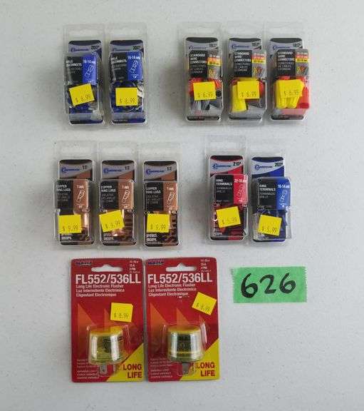 Cambridge Assorted Automotive Wire Connectors, Disconnects, Ring Lugs