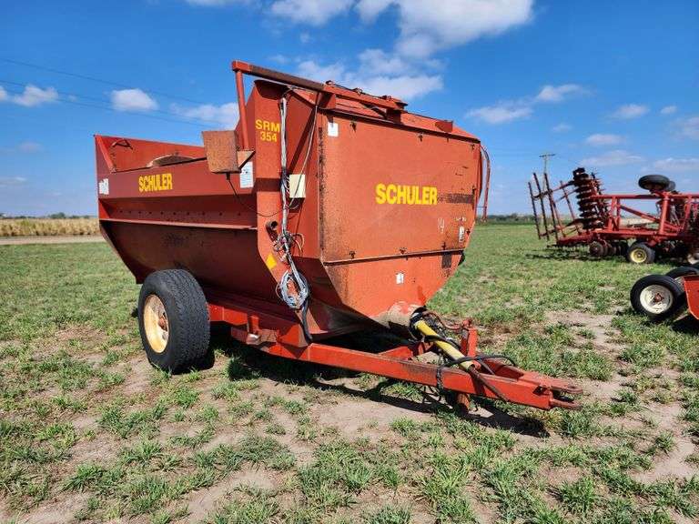 Schuler Feed Mixer Wagon Parts Only Adam Marshall Land & Auction, LLC