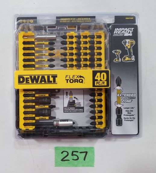 DeWalt 40 Pc Screwdriver Bit Set NIB Adam Marshall Land & Auction, LLC