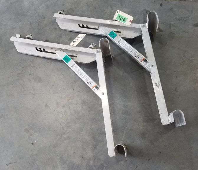 (2) Werner Ladder Jacks Adam Marshall Land & Auction, LLC