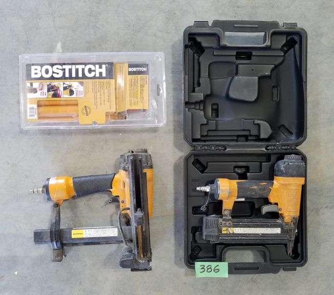 Bostitch Pneumatic Brad Nailer W/Case, Stapler & Caps Adam Marshall