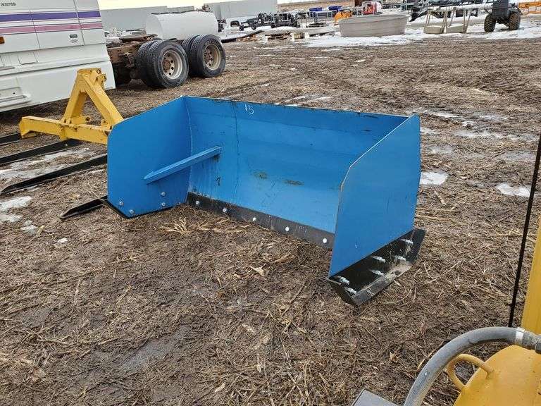 6FT Snow Pusher for Skid Steer Adam Marshall Land & Auction, LLC