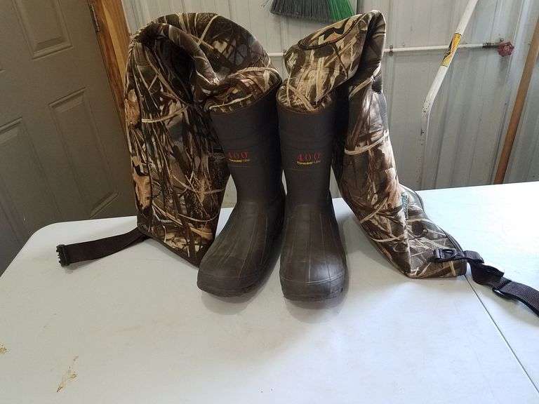 Ducks Unlimited Maddog Gear Boots Adam Marshall Land & Auction, LLC