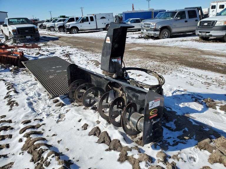 Quick Attach 2010 Snow Blower for Skid Steer 5FT Adam Marshall Land