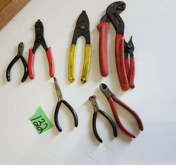 Assorted Pliers Adam Marshall Land & Auction, LLC