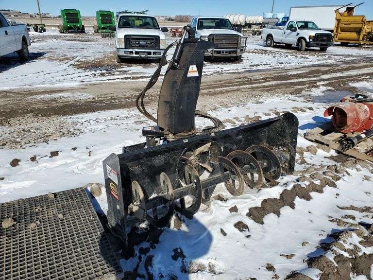 Quick Attach 2010 Snow Blower for Skid Steer 5FT Adam Marshall Land