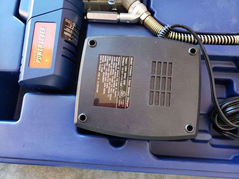 John Deere Power Grease Gun 12V Adam Marshall Land & Auction, LLC