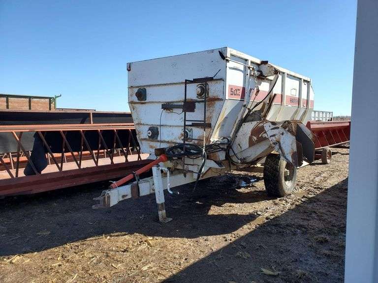 Harsh 502 Feed Wagon w/ Scale Adam Marshall Land & Auction, LLC
