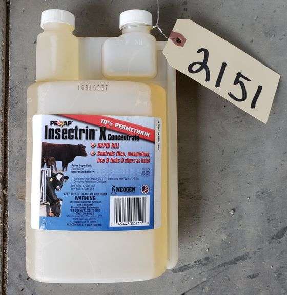 (6) Insectrin X Concentrate Adam Marshall Land & Auction, LLC