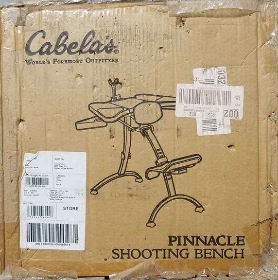 Cabela'a Pinnacle Shooting Bench NIB Adam Marshall Land & Auction, LLC