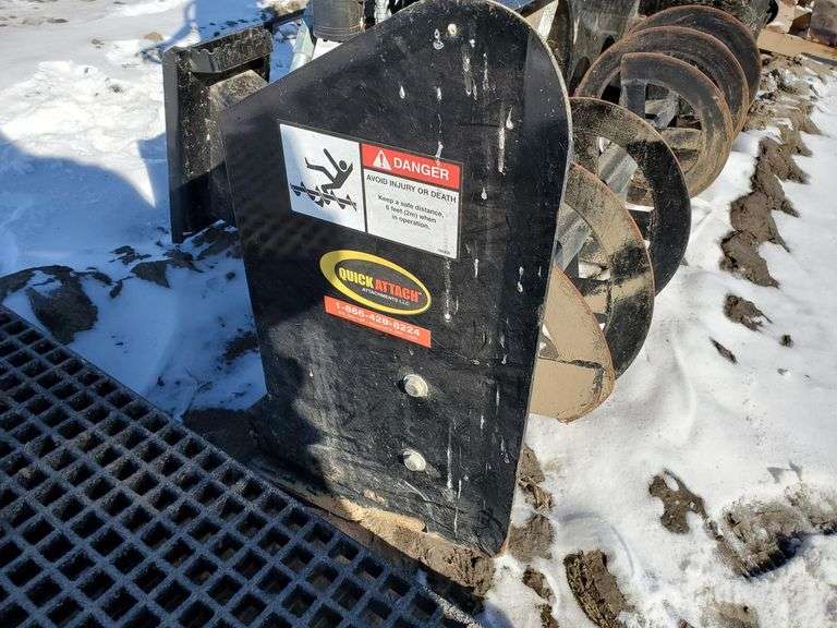 Quick Attach 2010 Snow Blower for Skid Steer 5FT Adam Marshall Land