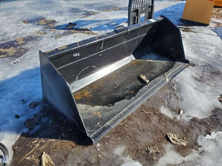 Unused 90" Snow Bucket for Skid Steer Adam Marshall Land & Auction, LLC