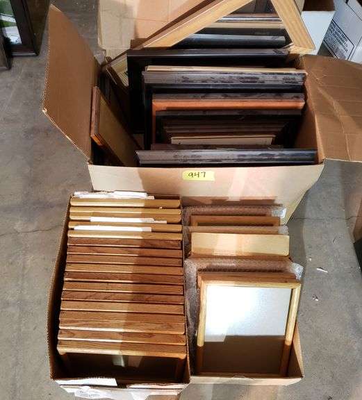 (3) Boxes Assorted Picture/Document Frames Adam Marshall Land
