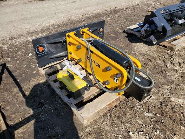 Unused Wolverine ZW750 Concrete Breaker for Skid Steer Adam Marshall