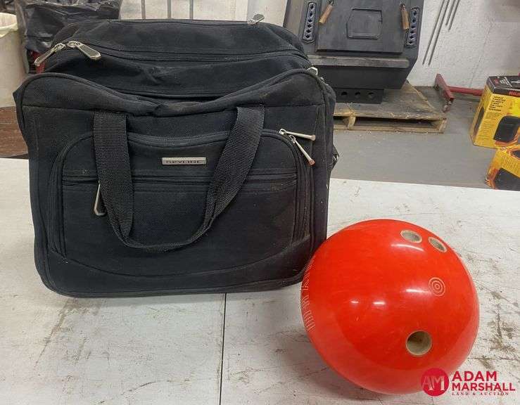 Bowling Ball and Bag Adam Marshall Land & Auction, LLC