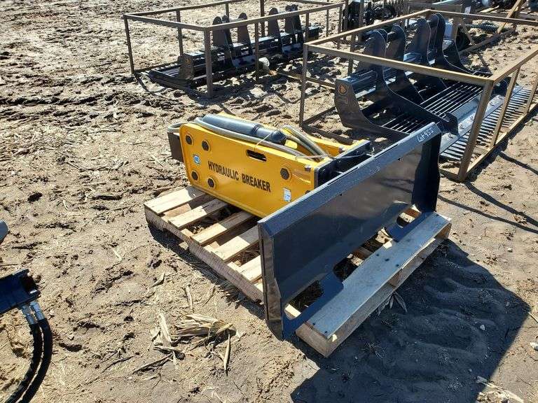 Unused Wolverine ZW750 Concrete Breaker for Skid Steer Adam Marshall