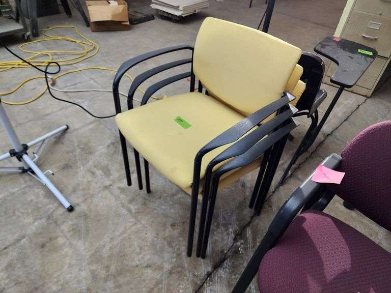 (3) Stack Chairs Adam Marshall Land & Auction, LLC
