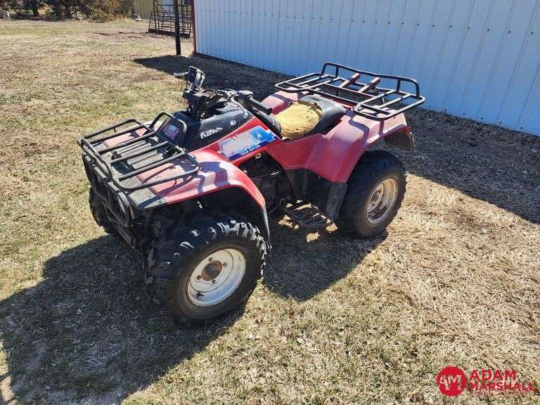 Kawasaki Bayou 4x4 ATV Adam Marshall Land & Auction, LLC
