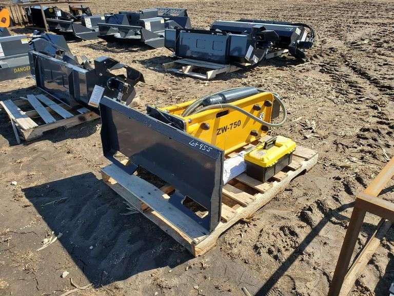 Unused Wolverine ZW750 Concrete Breaker for Skid Steer Adam Marshall