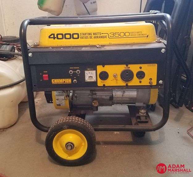 Champion Generator Adam Marshall Land & Auction, LLC