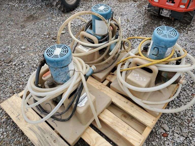 (3) Neptune Fertigation Pumps Adam Marshall Land & Auction, LLC