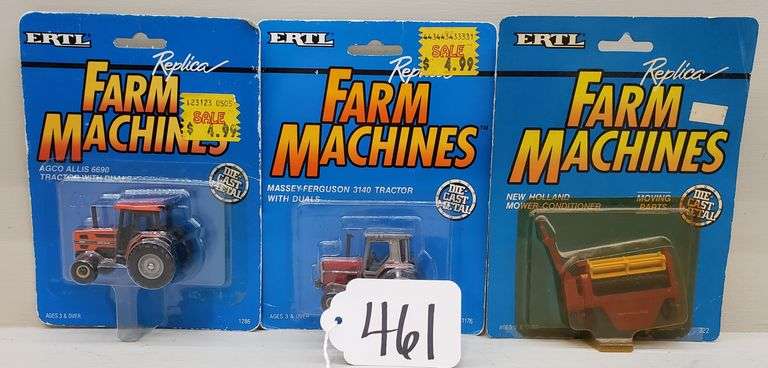 Ertl Machine Set (3) ERTL Farm Machines 1/64 - Adam Marshall Land & Auction, LLC