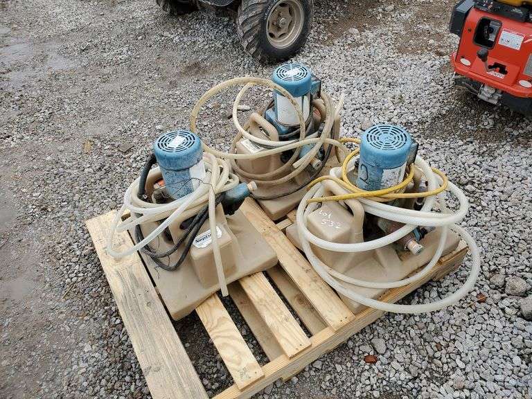 (3) Neptune Fertigation Pumps Adam Marshall Land & Auction, LLC