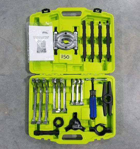 10 Ton Hydraulic Gear Puller Set Ps982 25pc - Maye Tool Supplies