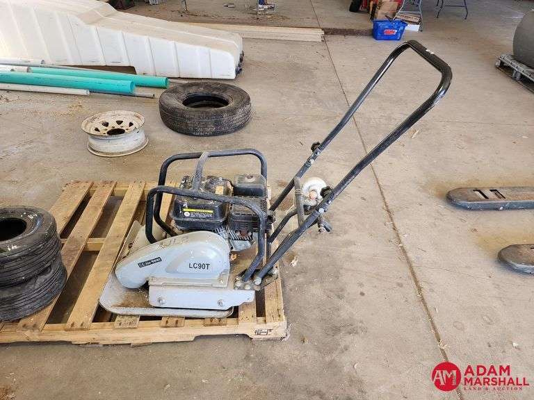 Loncin LC90T Plate Compactor - Adam Marshall Land & Auction, LLC