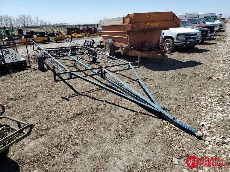 Irrigation Pipe Trailer Adam Marshall Land & Auction, LLC