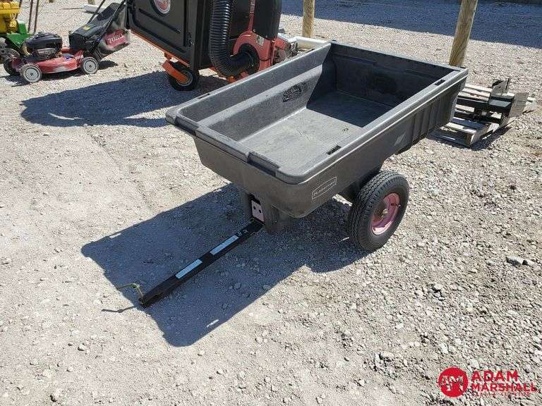 Rubbermaid Yard Cart Adam Marshall Land & Auction, LLC