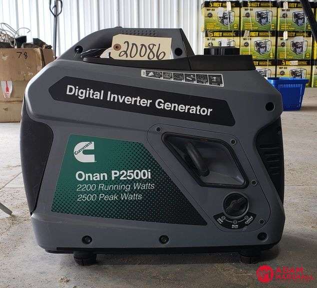 Cummins Digital Inverter Generator Adam Marshall Land & Auction, LLC