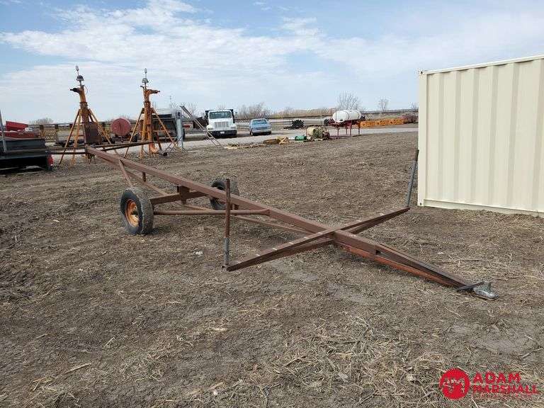 Shop Built Irrigation Pipe Trailer Adam Marshall Land & Auction, LLC