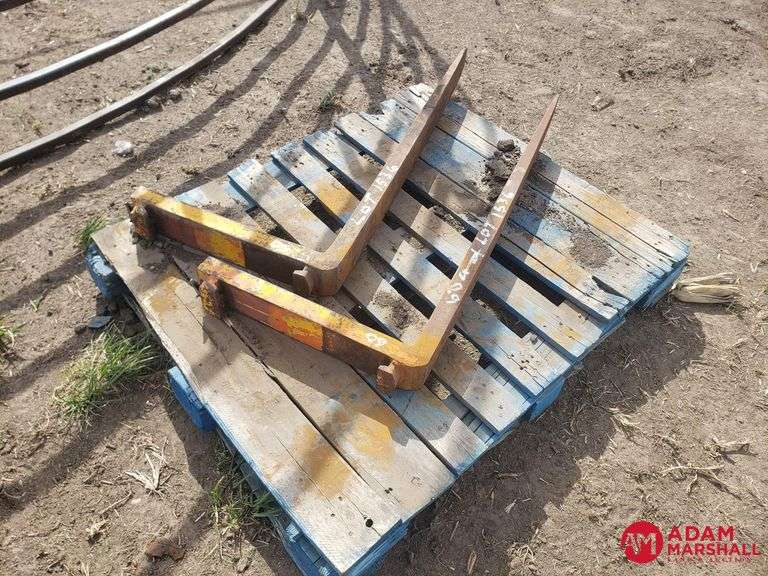 Used Pallet Forks, 42" Adam Marshall Land & Auction, LLC