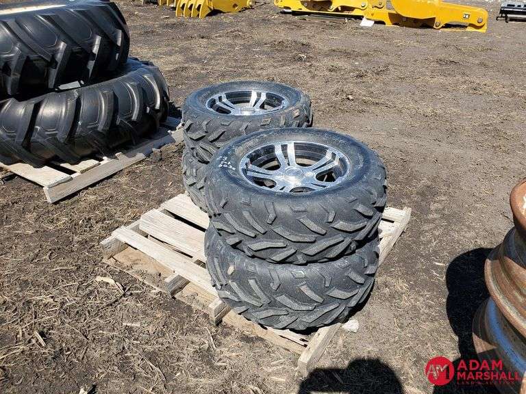 (4) UTV Side by Side Tires & Rims Adam Marshall Land & Auction, LLC