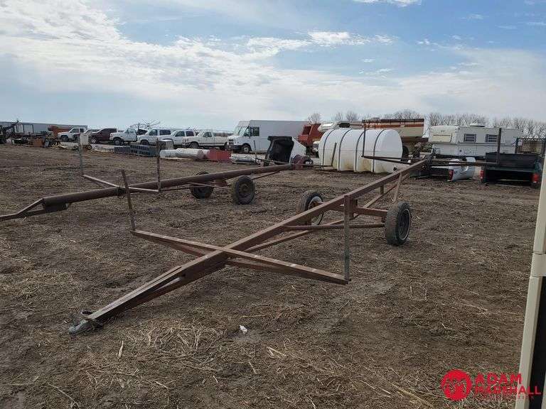 Shop Built Irrigation Pipe Trailer Adam Marshall Land & Auction, LLC