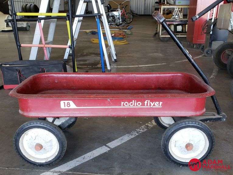 Radio Flyer wagon Adam Marshall Land & Auction, LLC