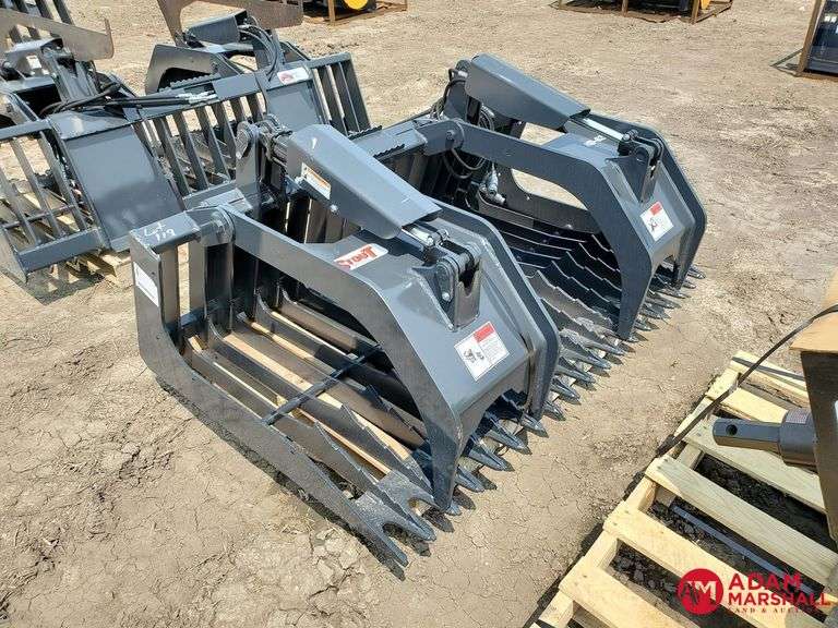 Unused Stout 623 Rock Grapple Bucket for Skid Steer Adam Marshall