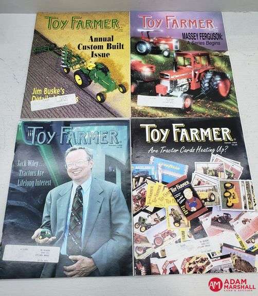 Toy Farmer 1994 JanDec, Hesston 1/16 980 DT Fiat Tractor Adam