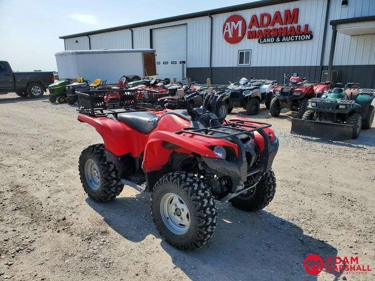 2013 Yamaha Grizzly 550 ATV Adam Marshall Land & Auction, LLC