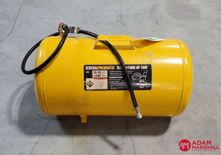 Central Pneumatic 11 Gal Portable Air Tank Adam Marshall Land