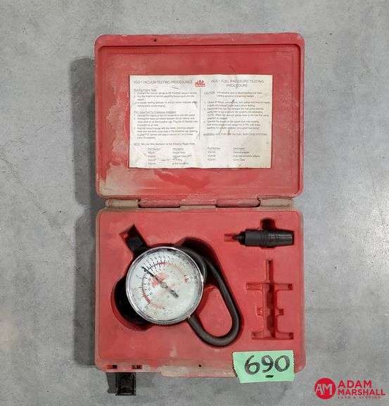 MAC Tools Vacuum Fuel Pump Pressure Kit Adam Marshall Land & Auction, LLC