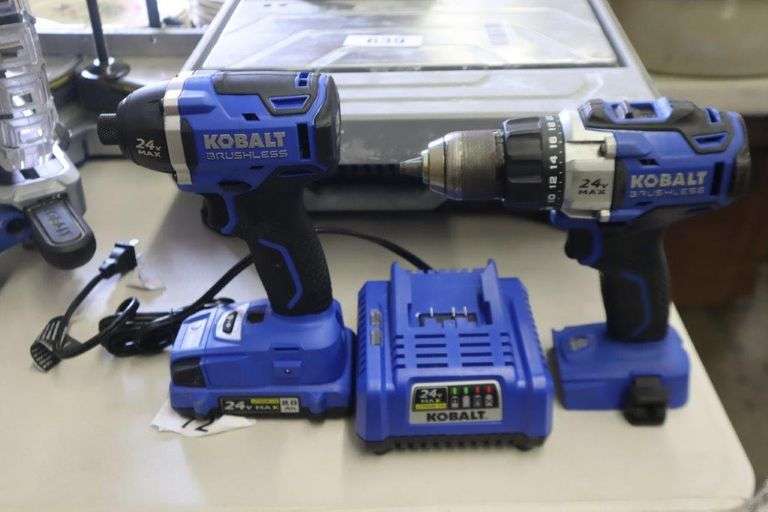 Kobalt Cordless Drill Kit Matthews Auctioneers