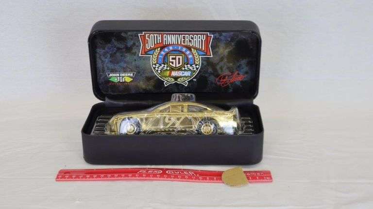 NASCAR 50th Anniversary Gold Plated Car - Matthews Auctioneers