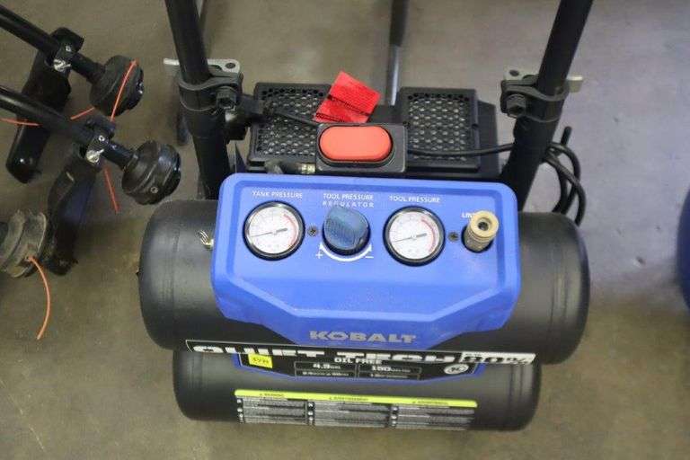 Kobalt Quiet Tech Twin Tank Compressor - Matthews Auctioneers