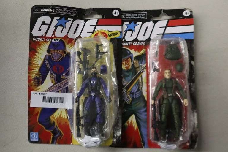 LOT DE 2 Figurines Gi Joe Sergent Savage 1995 Avec Blister Ouvert EUR 40,00 - FR